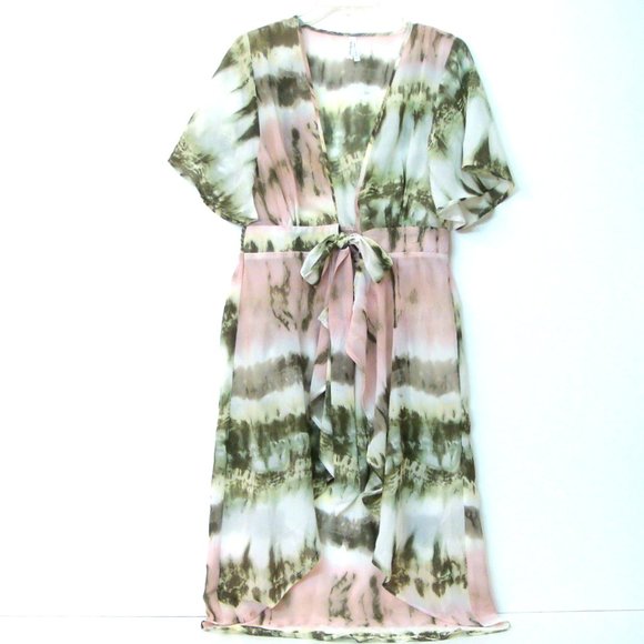 Live 4 Truth Other - Live 4 Truth Sheer Tie Front Cover Up Kimono